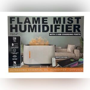 NEW Flame Mist Humidifier with USB Charging